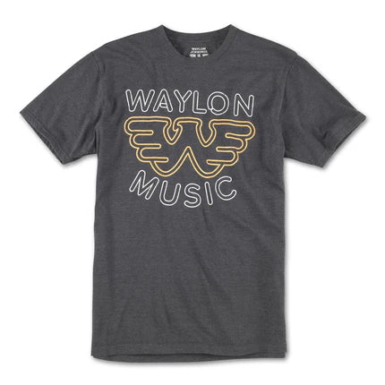 American Needle Red Label Waylon Jennings Tee