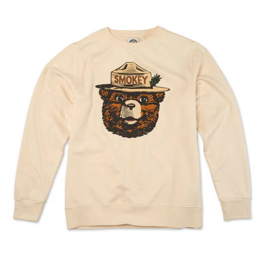 American Needle Sunday Fleece Crew Smokey Bear