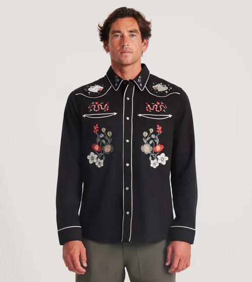 Roark The Lone Wolf Long Sleeve Button Up Shirt