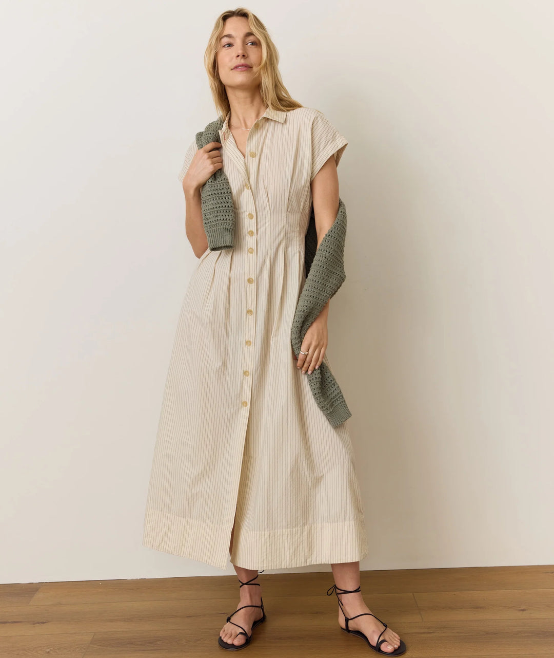 Marine Layer Nova Midi Shirt Dress