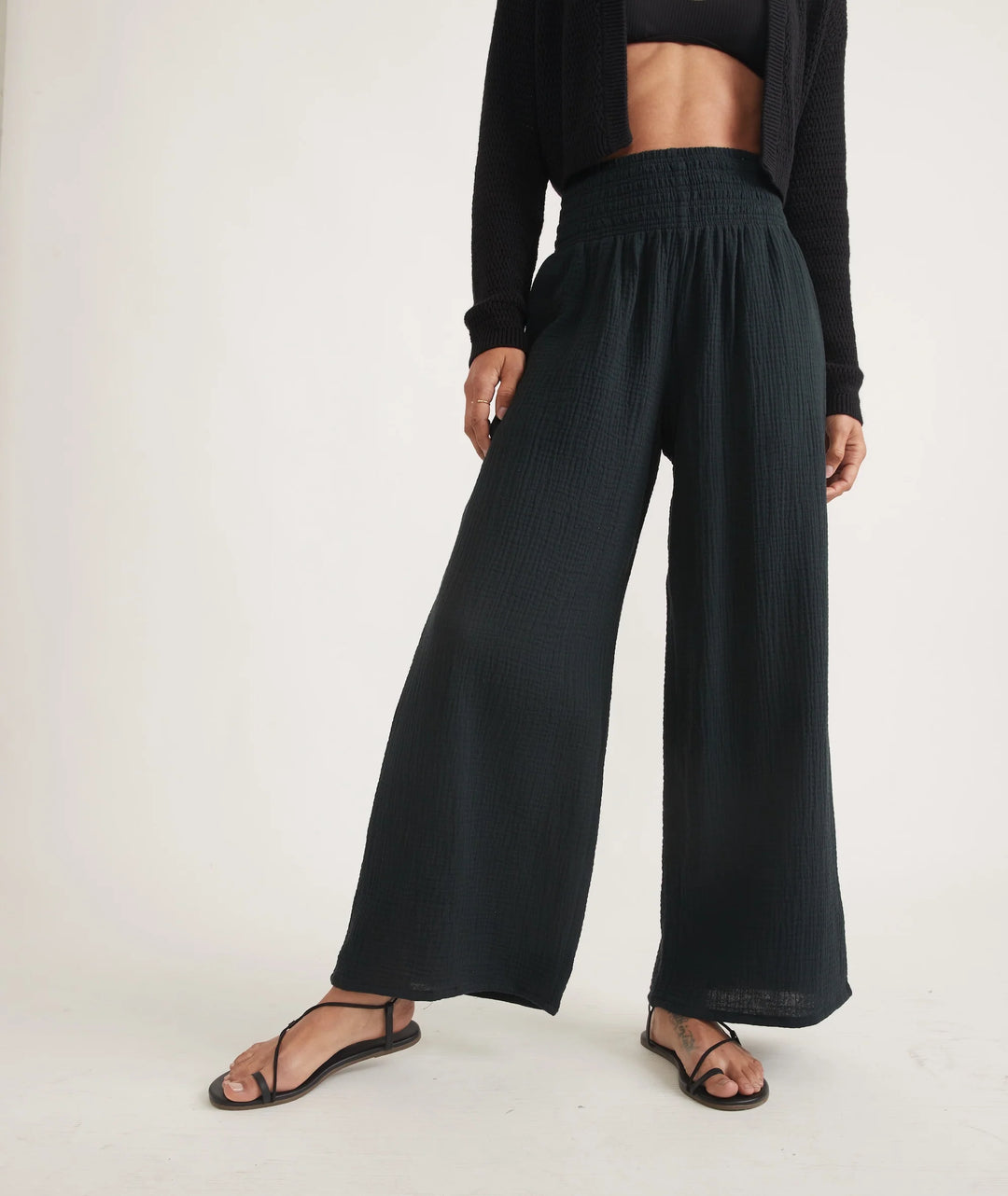 Marine Layer Sophia Double Cloth Palazzo Pants