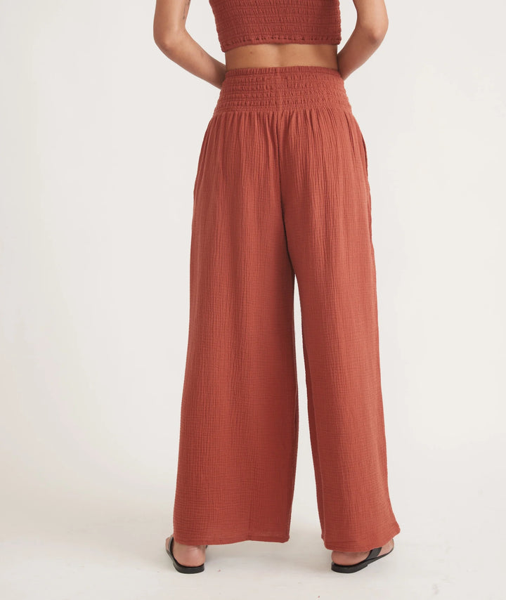 Marine Layer Sophia Double Cloth Palazzo Pants