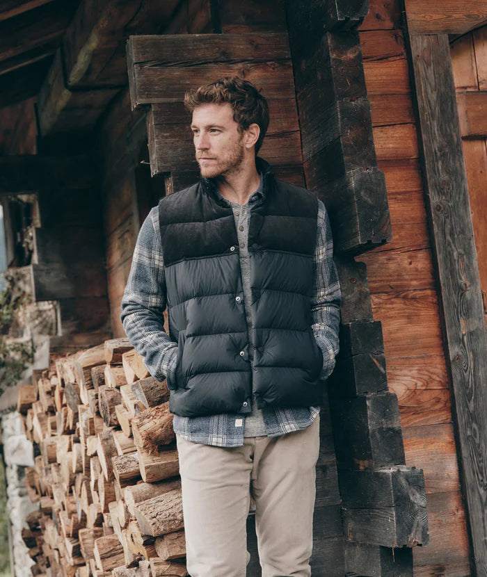 Marine Layer Miles Corduroy Puffer Vest