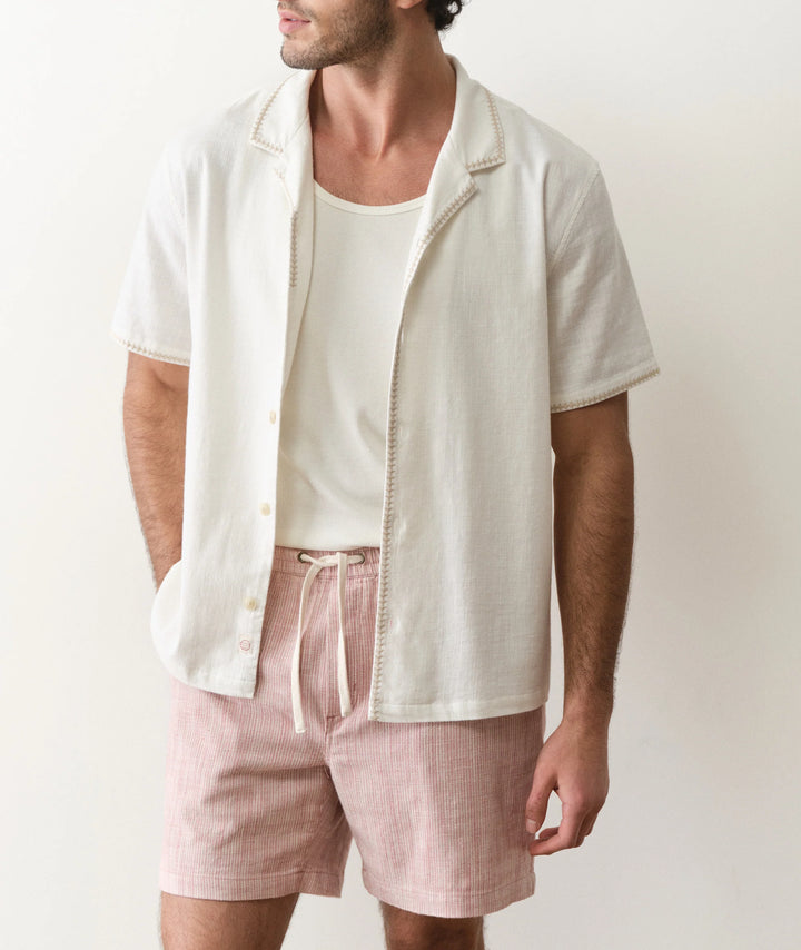 Marine Layer Embroidered Resort Shirt