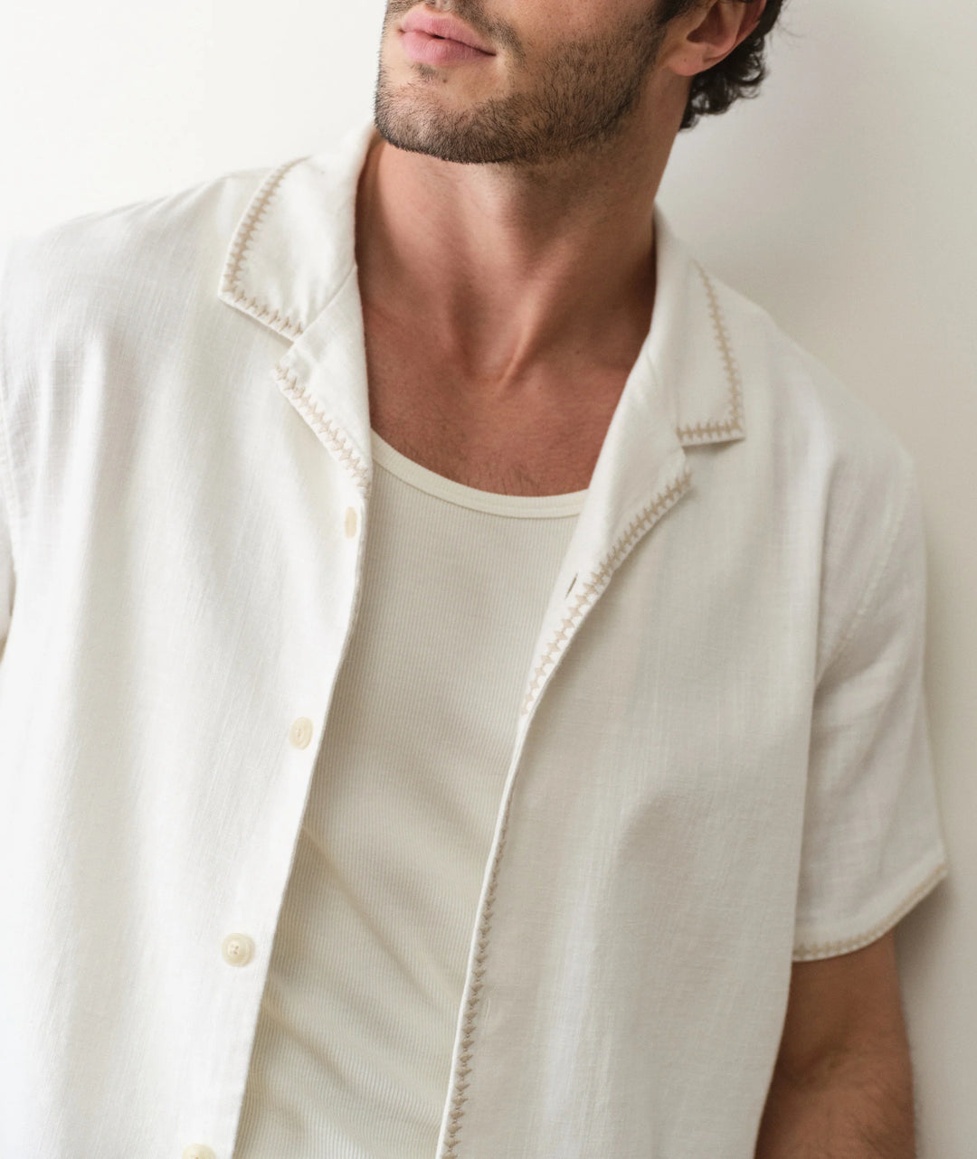 Marine Layer Embroidered Resort Shirt
