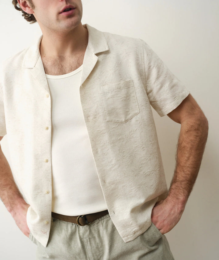 Marine Layer Jacquard Resort Shirt