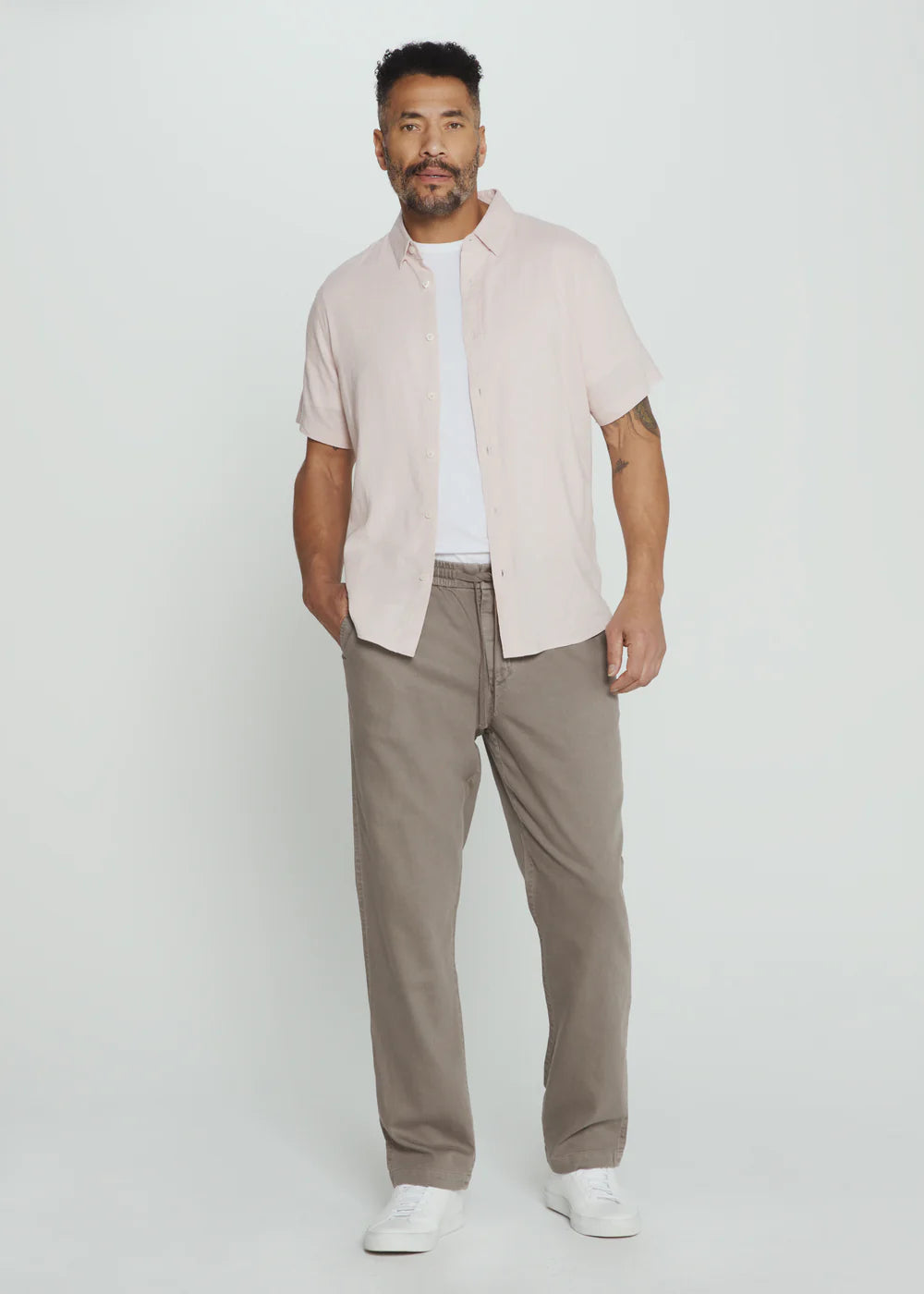 7 Diamonds Oasis Linen Short Sleeve Shirt