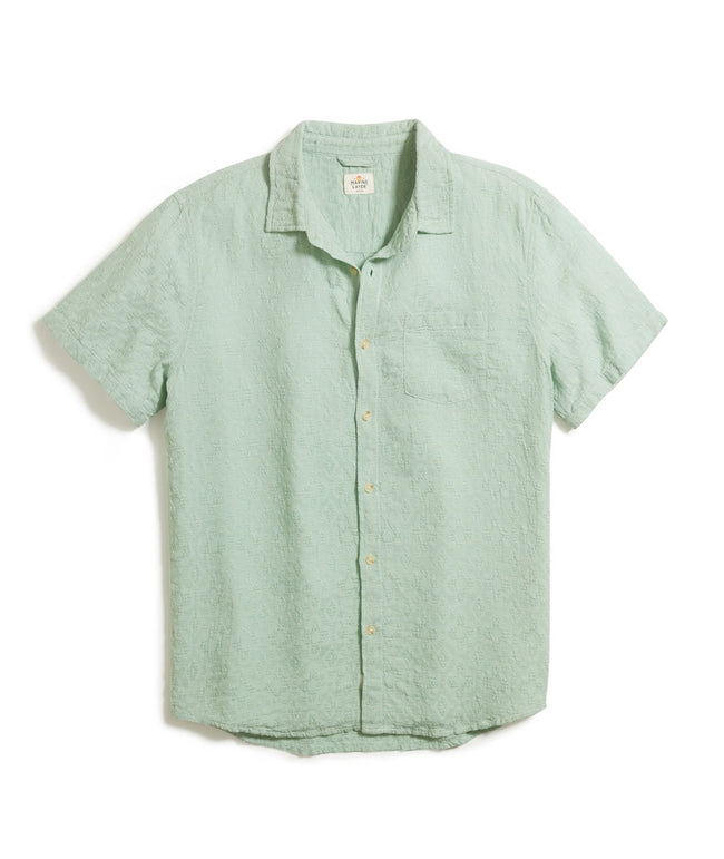 Marine Layer SS Theo Textured Shirt