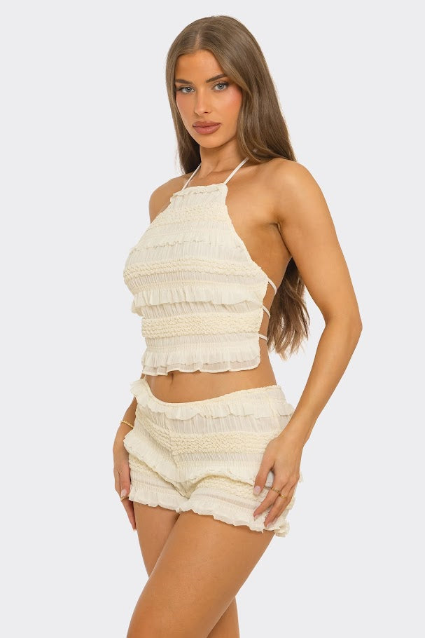 Blanc Woven Set