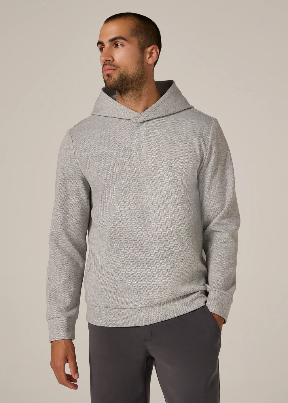 7 Diamonds Roarke Herringbone Hoodie