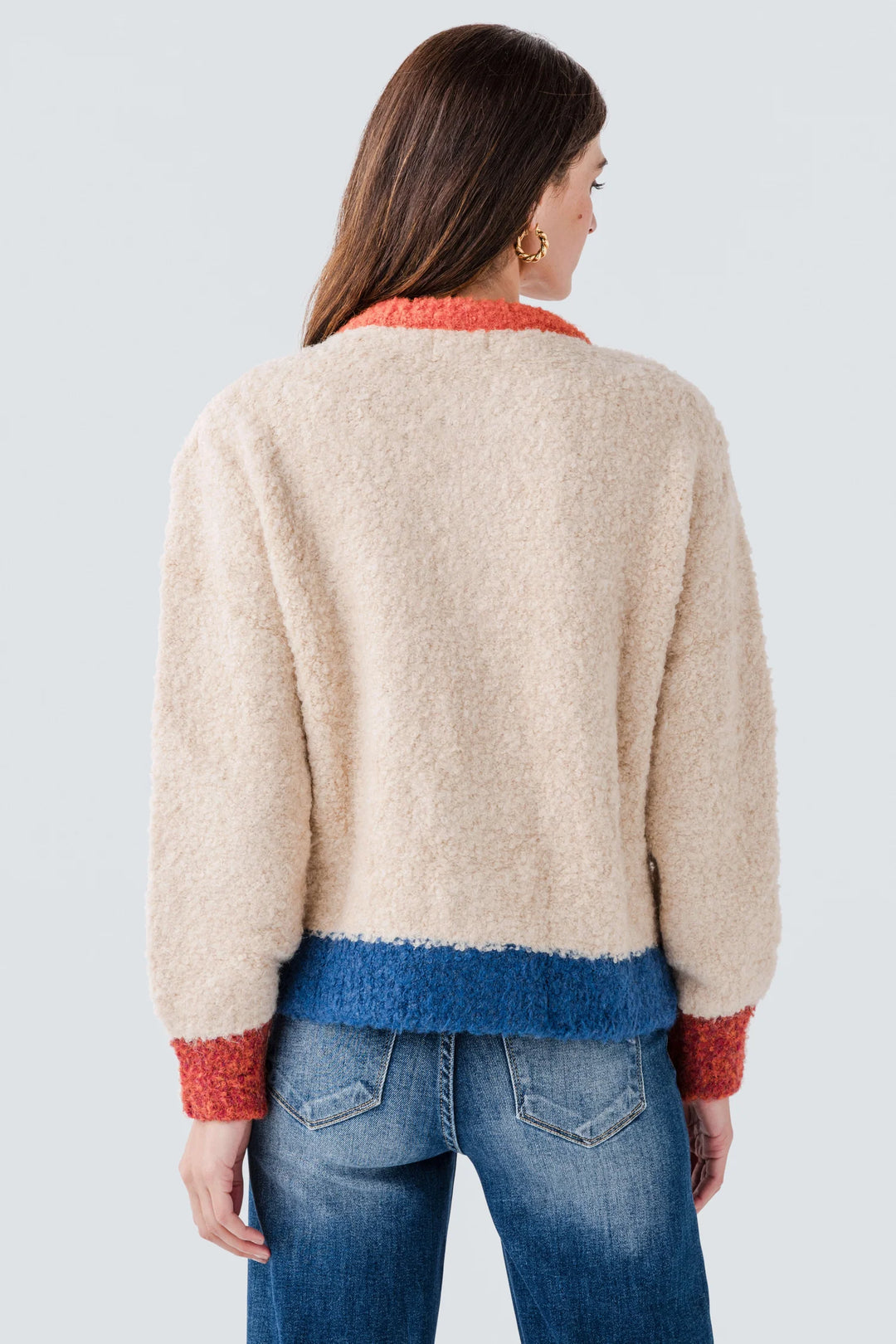 Frnch Cyclamen Cardigan