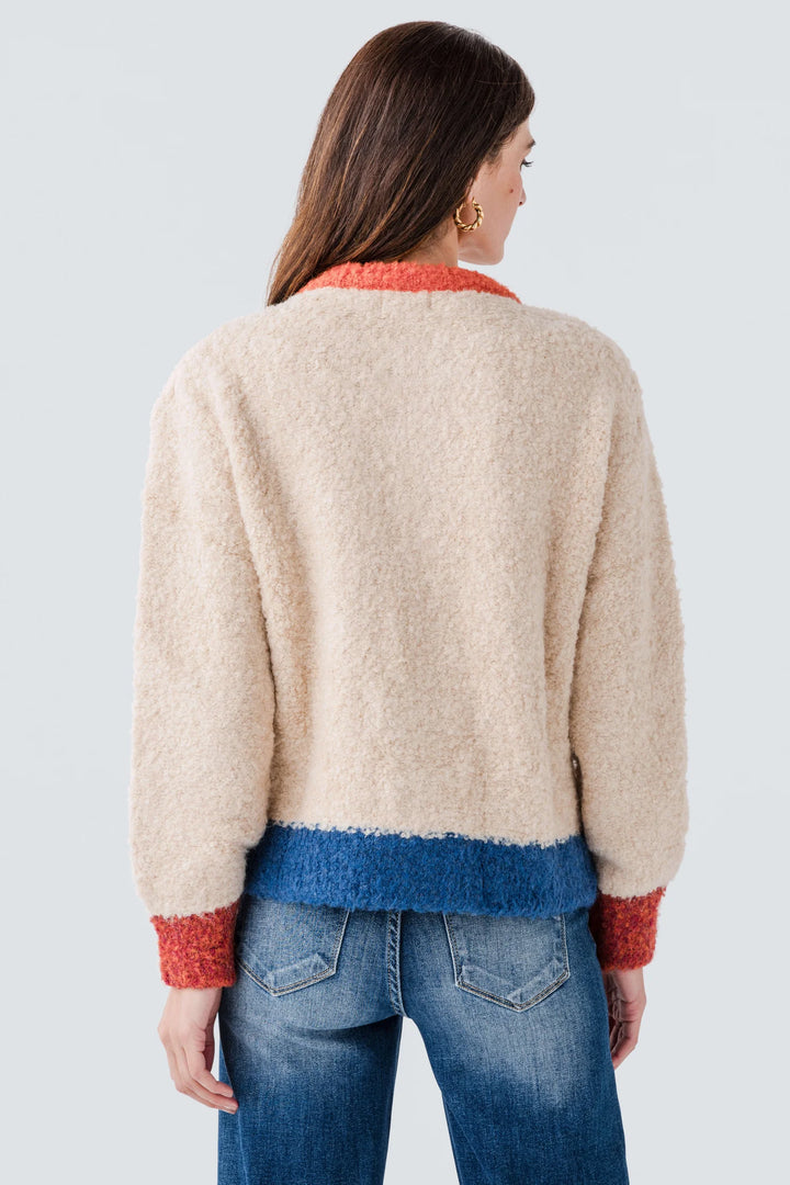 Frnch Cyclamen Cardigan