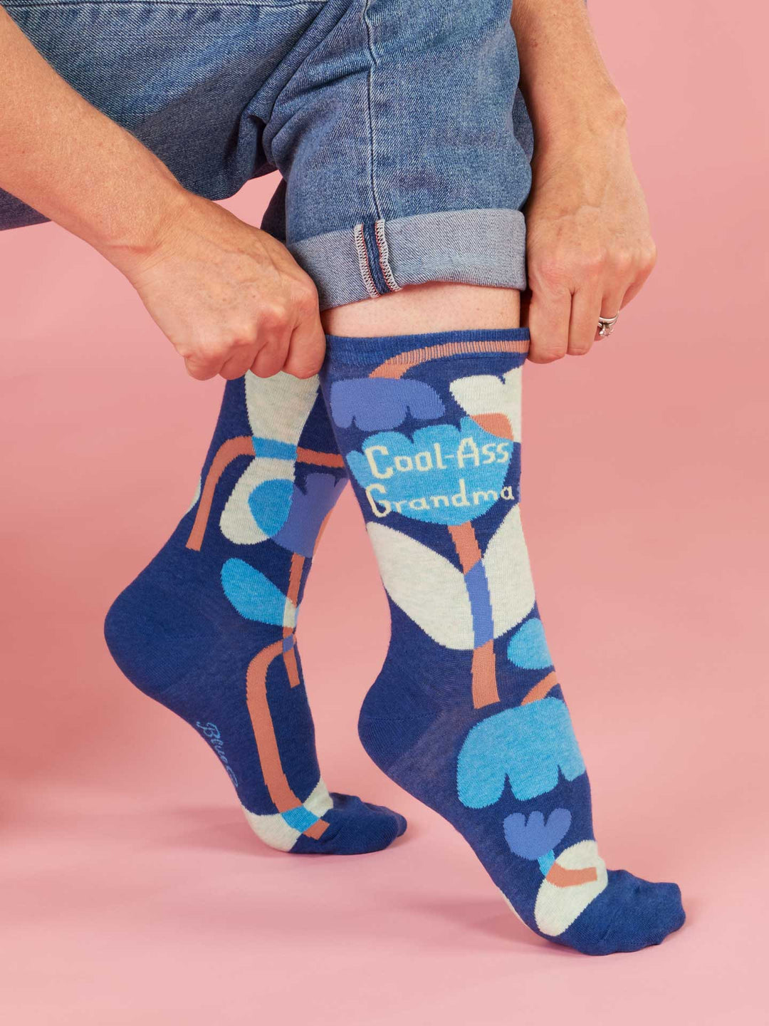 Blue Q Cool Ass Grandma Crew Socks