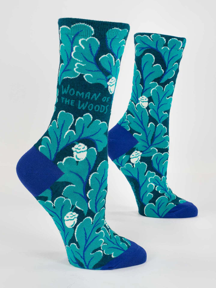 Blue Q Woman Of The Woods Crew Socks