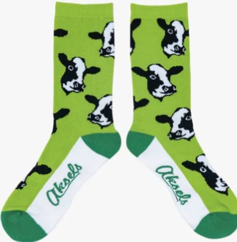 Aksels Cows All Over Sock