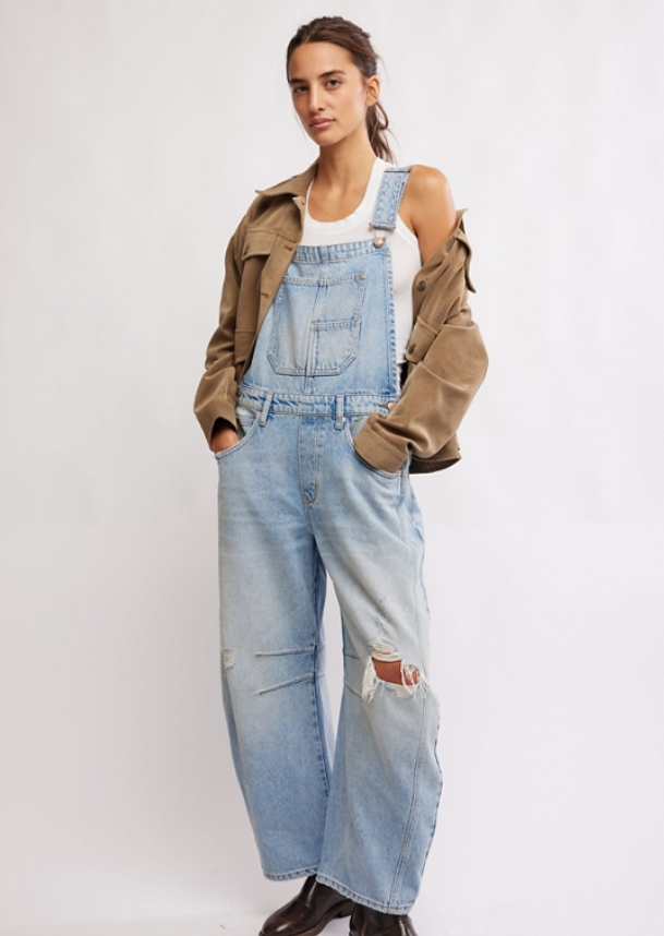 Free People Good Luck Overall