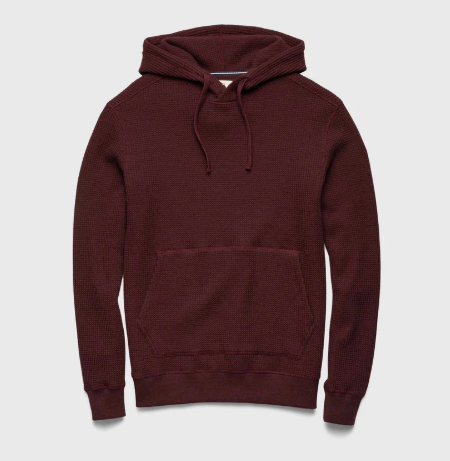 Surfside Ivan Waffle Thermal Pullover Hoodie