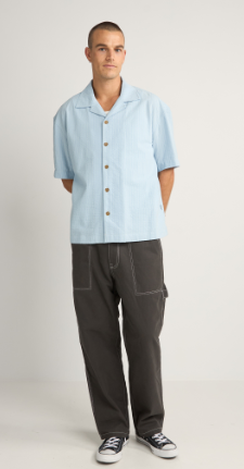 Rhythm Relaxed Check Short Sleeve Shirt