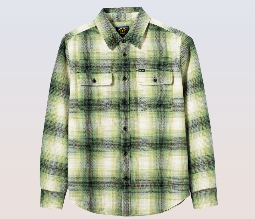 Dark Seas Charlos Woven Flannel Shirt