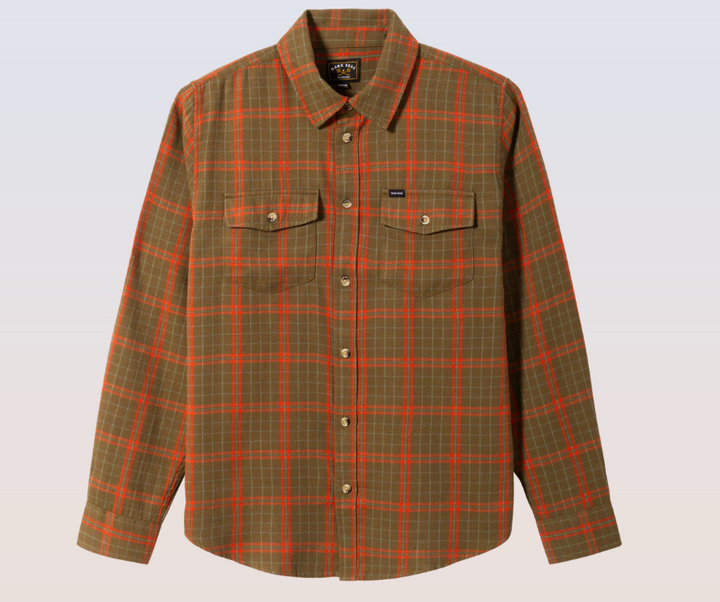 Dark Seas Carlton Woven Flannel Shirt