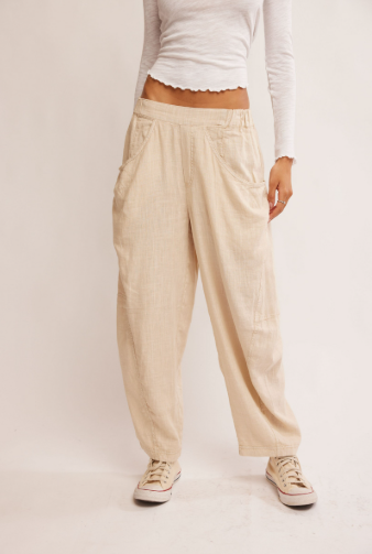 Free People High Road Pull on Barrel Pant