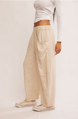 Free People High Road Pull on Barrel Pant