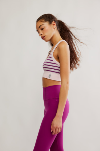 Free People Movement Stripe Go To Bra
