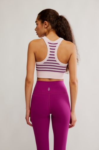 Free People Movement Stripe Go To Bra