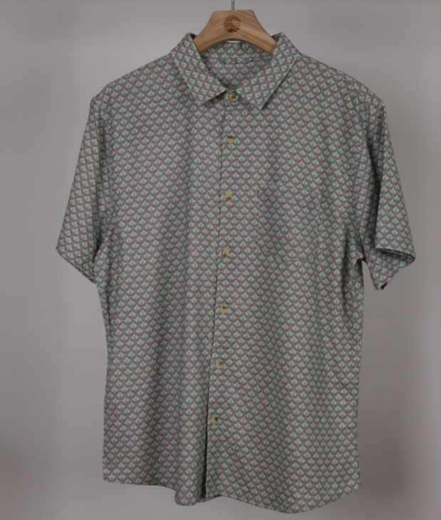 Marine Layer Short Sleeve Classic Stretch Selvage Shirt