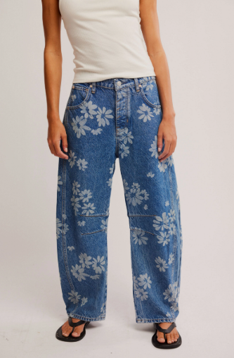 Free People Good Luck Printed Barrel