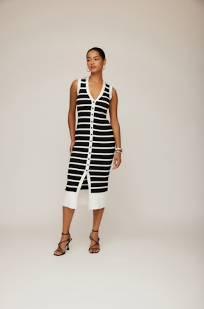Fifteen Twenty Jenna V-Neck Sweater Dress