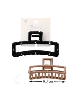 Joia Rhinestone Rectangular Claw Hair Clip