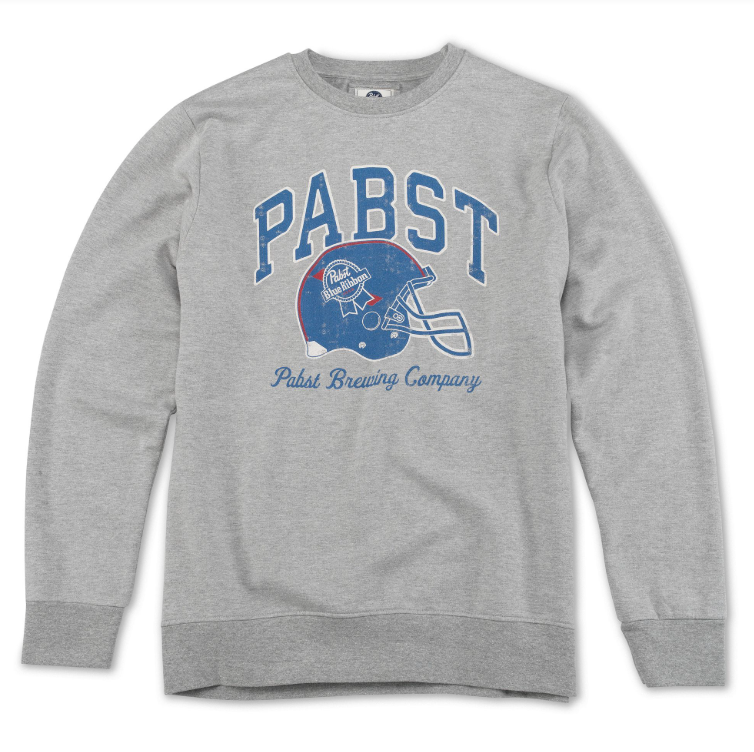 American Needle Sunday Fleece Crew Pabst