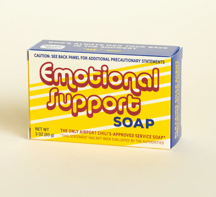 Whiskey River Soap Emotional Support Soap - Triple Milled Bar Soap