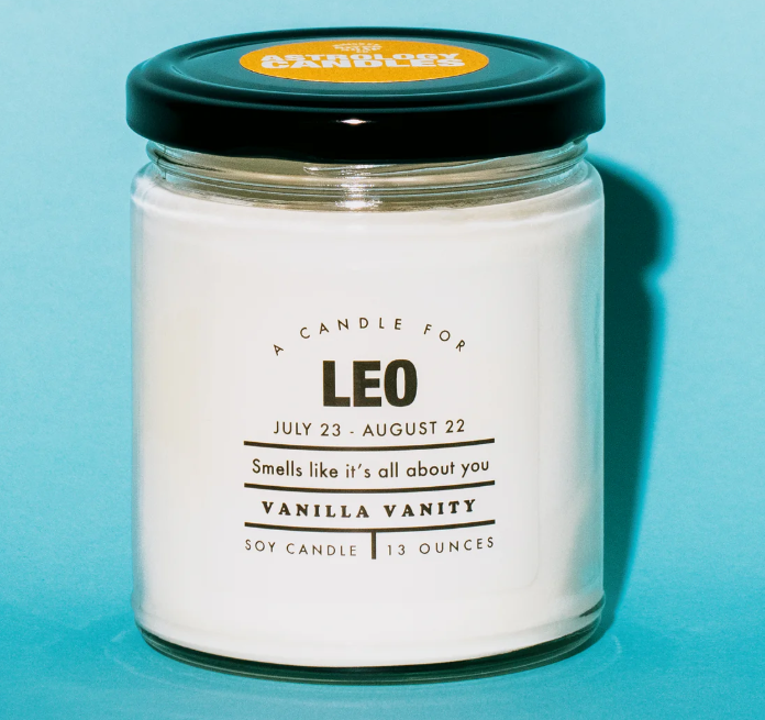Whiskey River Soap Leo Candle