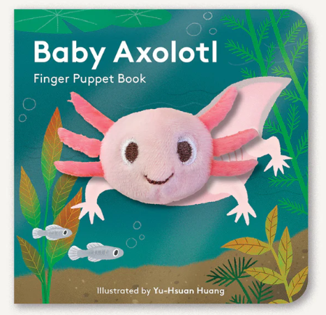 Chronicle Books Baby Axolotl Finger Puppet Book