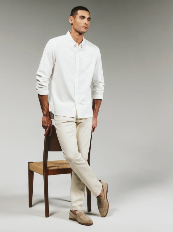 7 Diamonds Naples Linen Long Sleeve Shirt