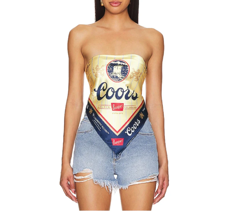 The Laundry Room Coors Heritage Silky Bandana Top