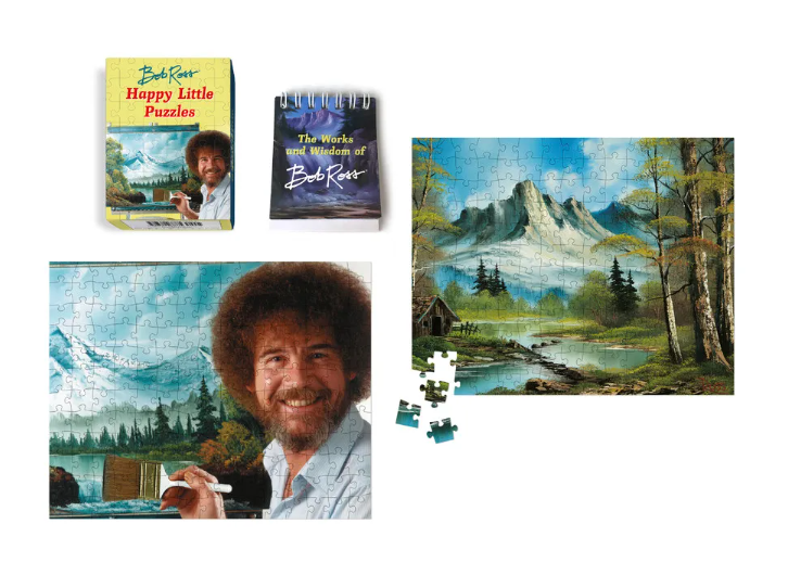 Running Press Bob Ross : Joyeux petits puzzles