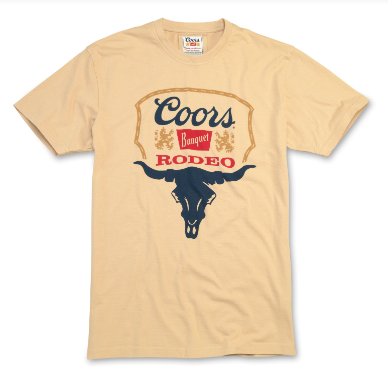 American Needle Brass Tracks 2 Coors Banquet Rodeo Tee