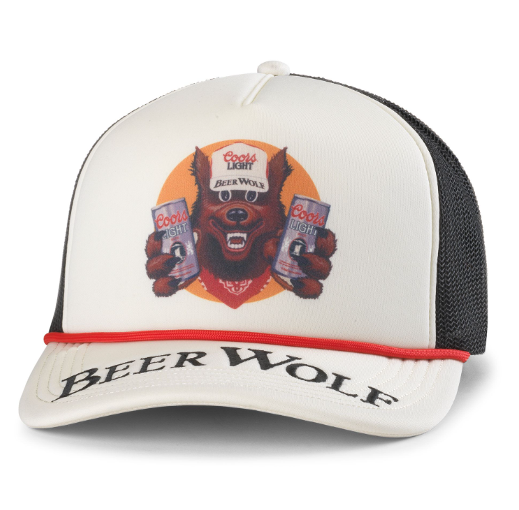 American Needle Foamy Roscoe Coors Light Wolf Hat