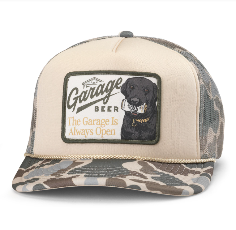 American Needle Mallard Foamy Garage Beer Hat