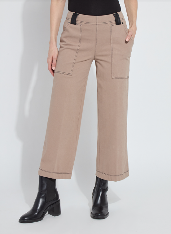 Lysse Valerie Wide Leg Crop Denim Pant