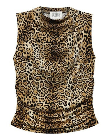 Fifteen Twenty Paige Sleeveless Shirred Top