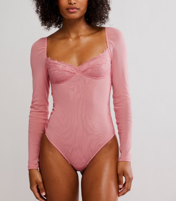 Free People Suddenly Fine Bodysuit