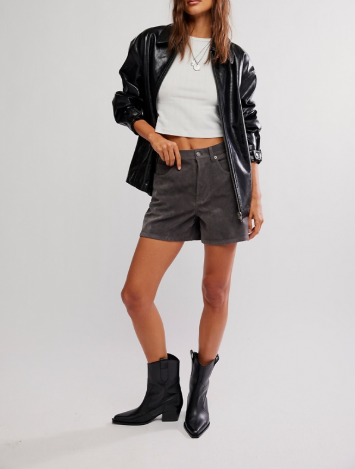Free People Tippi Vegan Suede Short