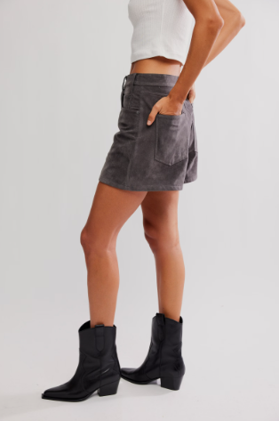 Free People Tippi Vegan Suede Short