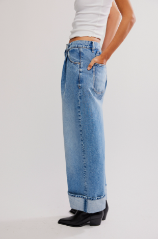 Free People Alia Wide Leg Jean
