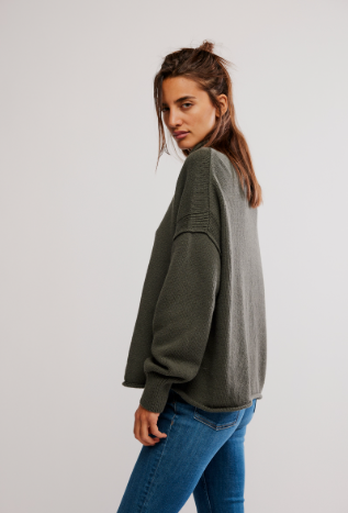 Free People WTF Torres Roll Neck Sweater