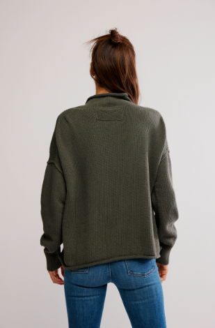 Free People WTF Torres Roll Neck Sweater